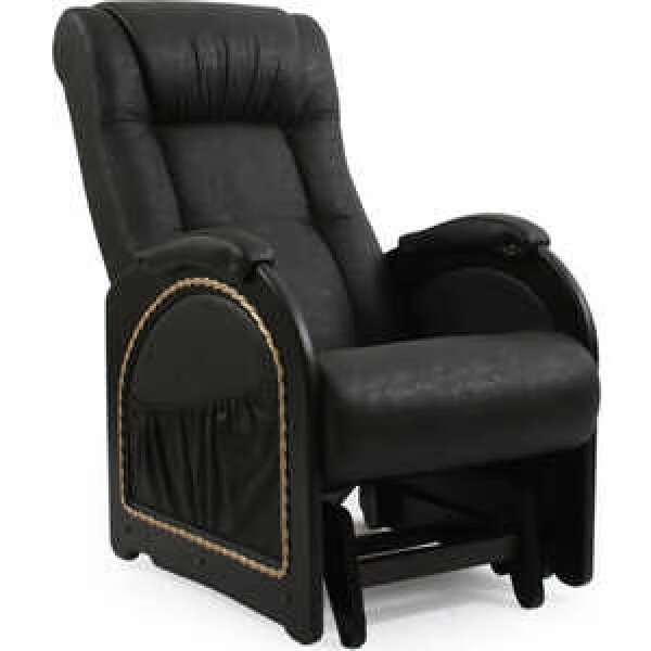 Кресло-качалка Импэкс Модель 48 венге каркас венге с лозой, обивка Dundi 108 от компании 7store - Ваш интернет-магазин - фото 1