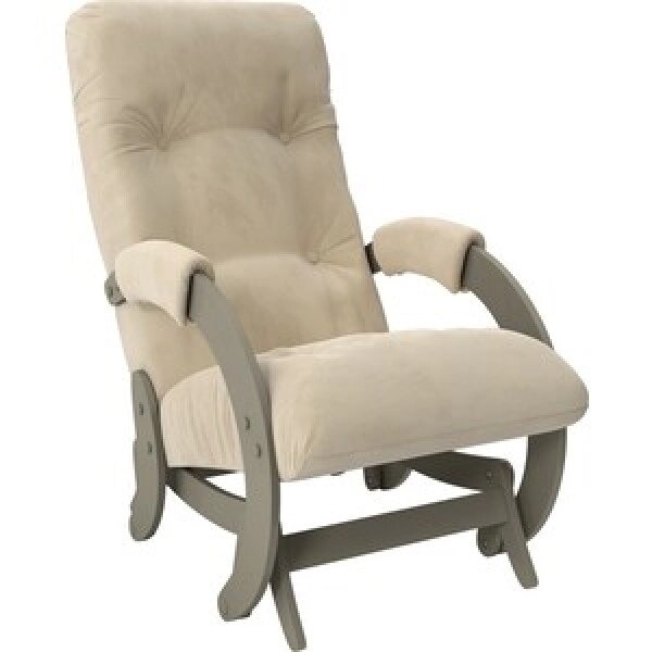 Кресло-качалка Импэкс Модель 68 серый ясень ткань Verona vanilla от компании 7store - Ваш интернет-магазин - фото 1
