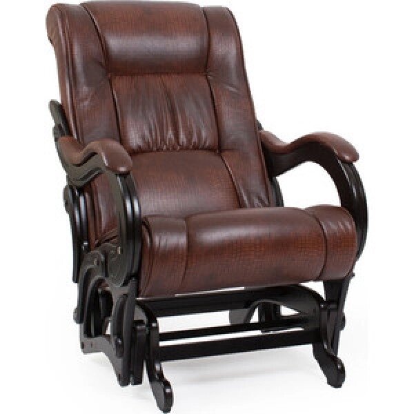 Кресло-качалка Импэкс Модель 78 люкс венге/ antik crocodile от компании 7store - Ваш интернет-магазин - фото 1
