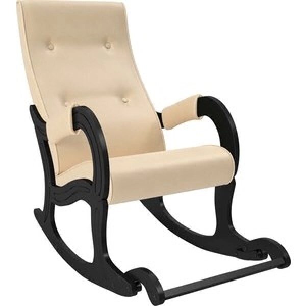 Кресло-качалка Мебель Импэкс Модель 707 венге, к/з Polaris Beige от компании 7store - Ваш интернет-магазин - фото 1