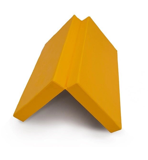 Мат № 3 (100 х 100 х 10) складной "КМС" жёлтый от компании 7store - Ваш интернет-магазин - фото 1