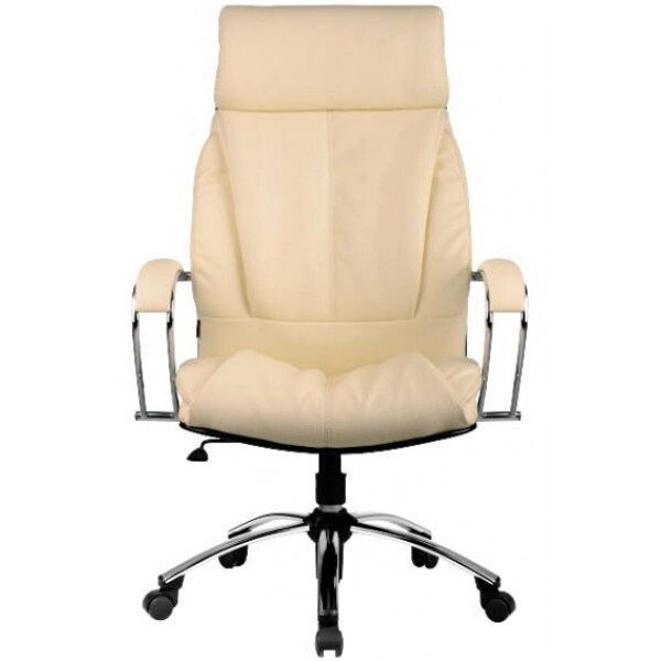 Офисное кресло LK-13CH 720 Бежевая кожа от компании 7store - Ваш интернет-магазин - фото 1