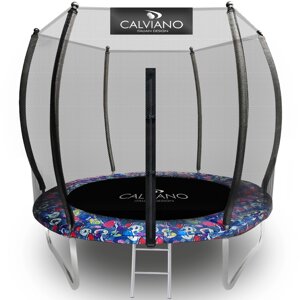 Батут пружинный с защитной сеткой Calviano 312 см - 10ft OUTSIDE master smile