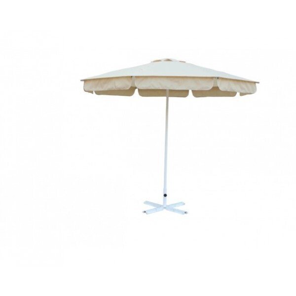 Зонт Митек  3,0 м с воланом (алюминевый каркас с подставкой, стойка 40мм, 8 спиц 20х10мм, тент OXF 240D) - преимущества
