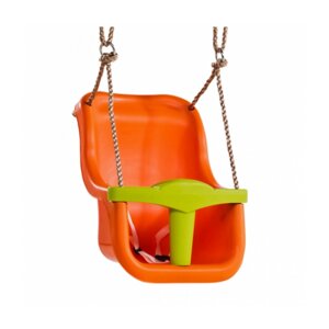 Детские подвесные качели KBT Baby Luxe (оранжевый/салатовый)