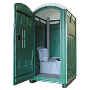 Туалетная кабина INTEGRA зеленая разобр.