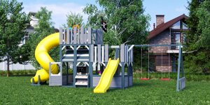 Детская игровая площадка Савушка PlayHouse-6 с домиком