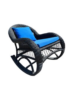 Кресло-качалка садовая CHELSEA, черный
