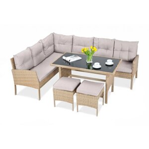 Комплект плетеной мебели AFM-107B Beige (3 кор)