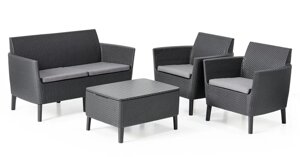 Комплект мебели Salemo 2-sofa set (Салемо), графит