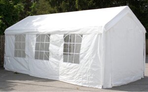 Тент-шатер ПВХ 3x6м, 36201W, цвет белый