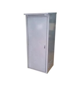 Шкаф для газового баллона одинарный 1х50 л высота 1,4м, серый