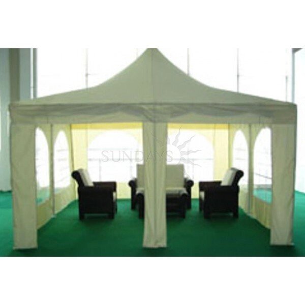 Полюсный тент шатер 4x4 м Sundays P44301 для выставок и торжеств, полиэстер от компании 7store - Ваш интернет-магазин - фото 1