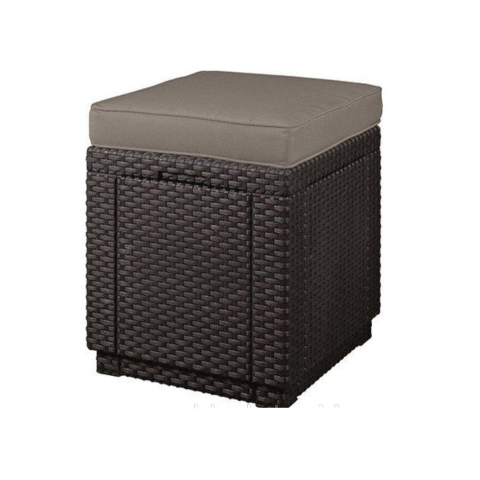 Стул уличный "Cube" (Куб с подушкой), коричневый от компании 7store - Ваш интернет-магазин - фото 1