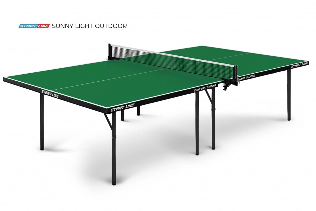 Теннисный стол Start Line Sunny Light Outdoor green от компании 7store - Ваш интернет-магазин - фото 1