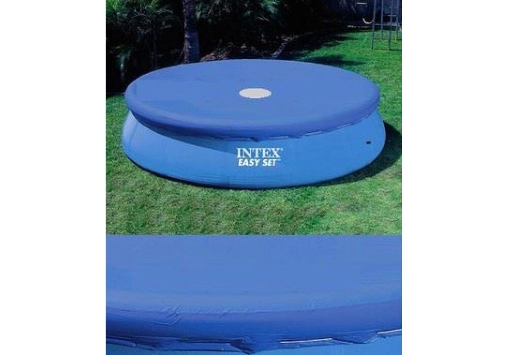 Тент-чехол для бассейнов 28026 серии Изи Сет 376 см от компании 7store - Ваш интернет-магазин - фото 1