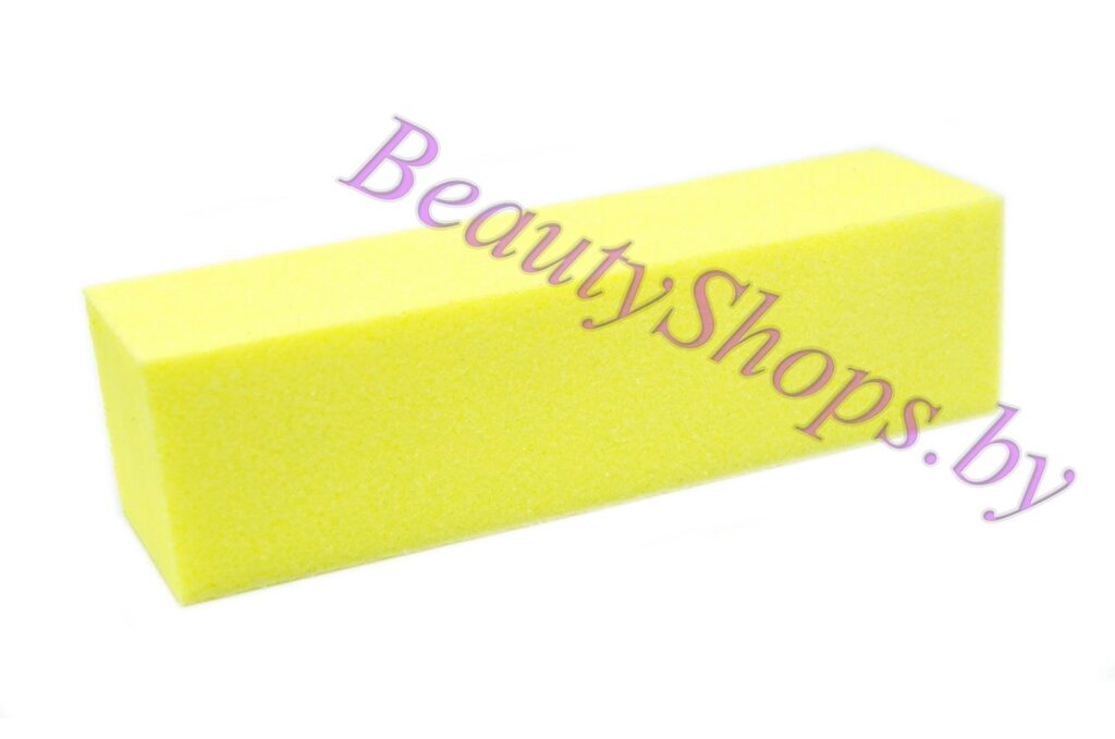 Баф четырехсторонний желтый от компании Интернет-магазин BeautyShops - фото 1