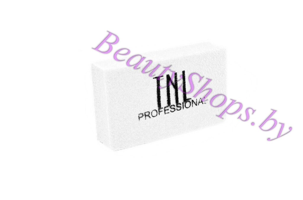 Баф-мини TNL Medium белый 5см*3см*1,2см в индивидуальной упаковке от компании Интернет-магазин BeautyShops - фото 1