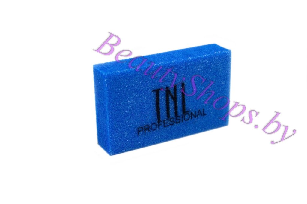 Баф-мини TNL Medium синий 5см*3см*1,2см в индивидуальной упаковке от компании Интернет-магазин BeautyShops - фото 1