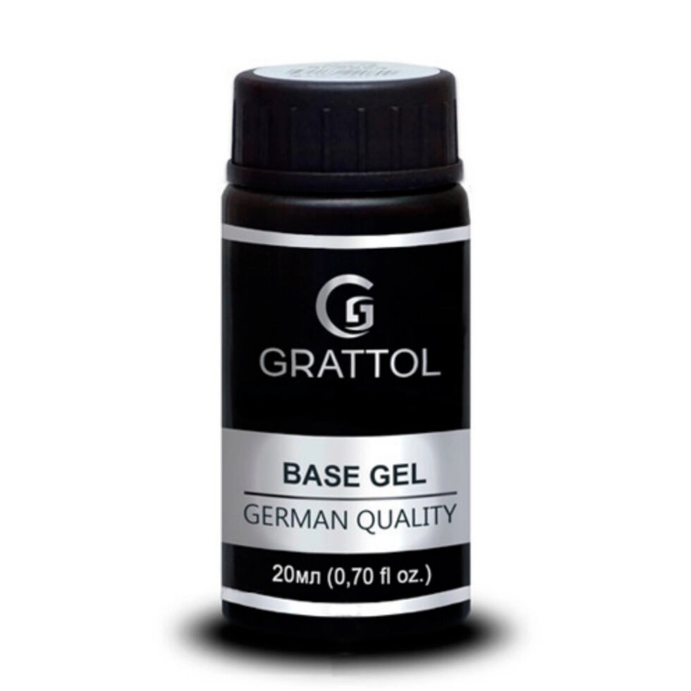 База для гель-лака Grattol IQ Rubber Base Gel гипоаллергенная 20мл без кисти от компании Интернет-магазин BeautyShops - фото 1