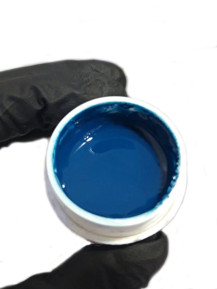 Цветной гель EzFlow 8мл №4-14 Тёмно-синий от компании Интернет-магазин BeautyShops - фото 1