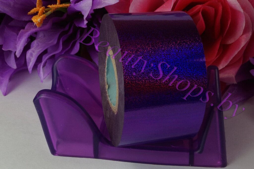 Фольга переводная №11 (1м) фиолетовая голографика от компании Интернет-магазин BeautyShops - фото 1