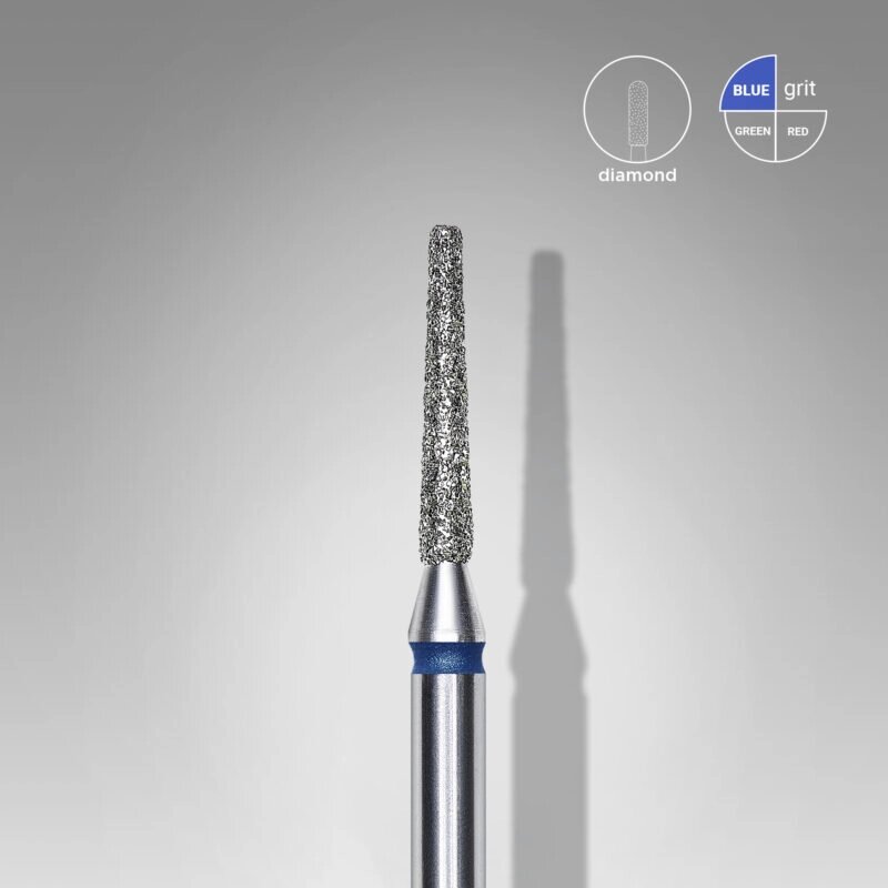 Фреза алмазная Staleks Pro Expert усеченный конус синяя диаметр 1,6 мм / рабочая часть 10 мм (104.173.524.016) от компании Интернет-магазин BeautyShops - фото 1