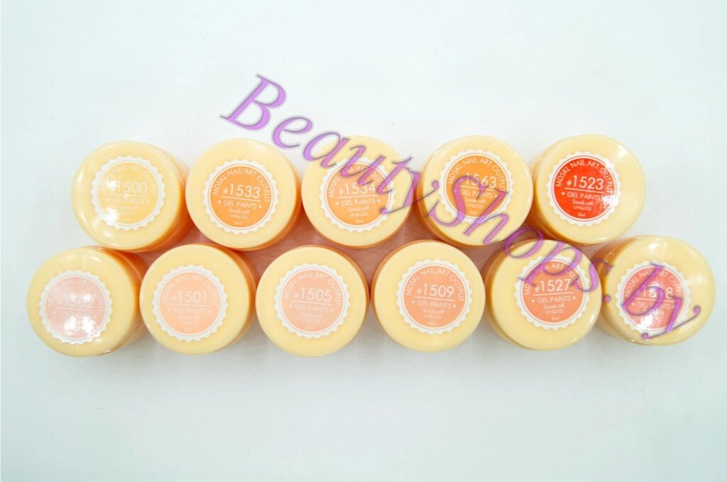 Гель-краска MDSKL 5мл № 1501 оранжево-персиковая от компании Интернет-магазин BeautyShops - фото 1