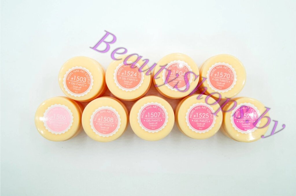 Гель-краска MDSKL 5мл № 1503 персиково-оранжевая от компании Интернет-магазин BeautyShops - фото 1