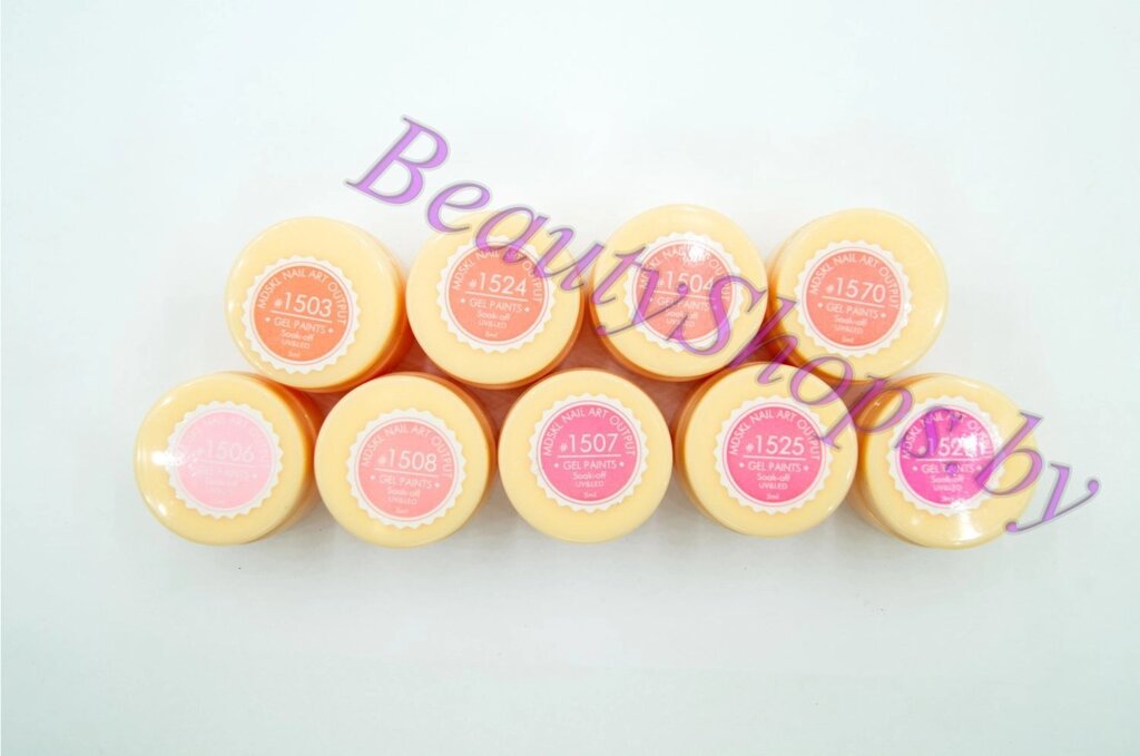 Гель-краска MDSKL 5мл № 1504 персиковая от компании Интернет-магазин BeautyShops - фото 1