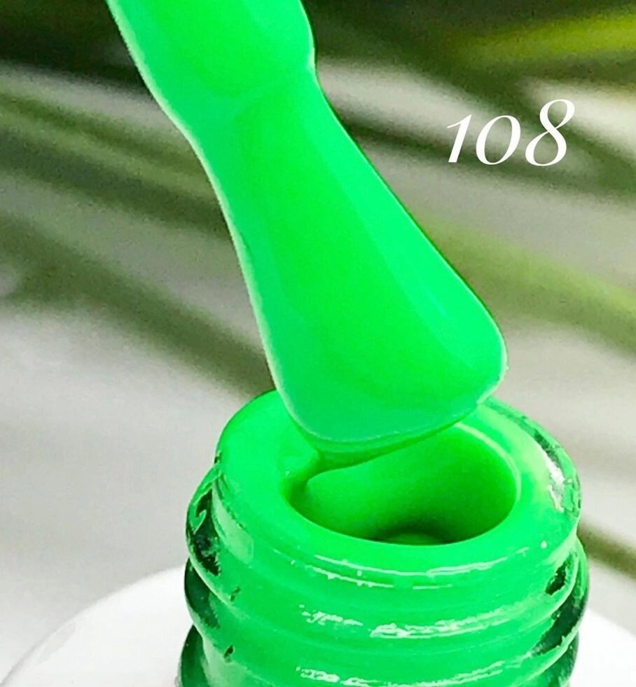 Гель-лак Akinami 9мл №108 Electric Green от компании Интернет-магазин BeautyShops - фото 1