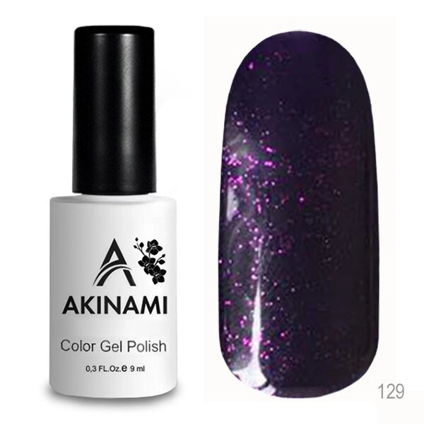 Гель-лак Akinami 9мл №129 Magic Violet от компании Интернет-магазин BeautyShops - фото 1