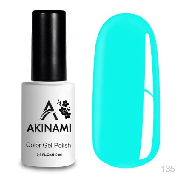 Гель-лак Akinami 9мл №135 Cerulean от компании Интернет-магазин BeautyShops - фото 1