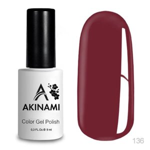 Гель-лак Akinami 9мл №136 Crimson