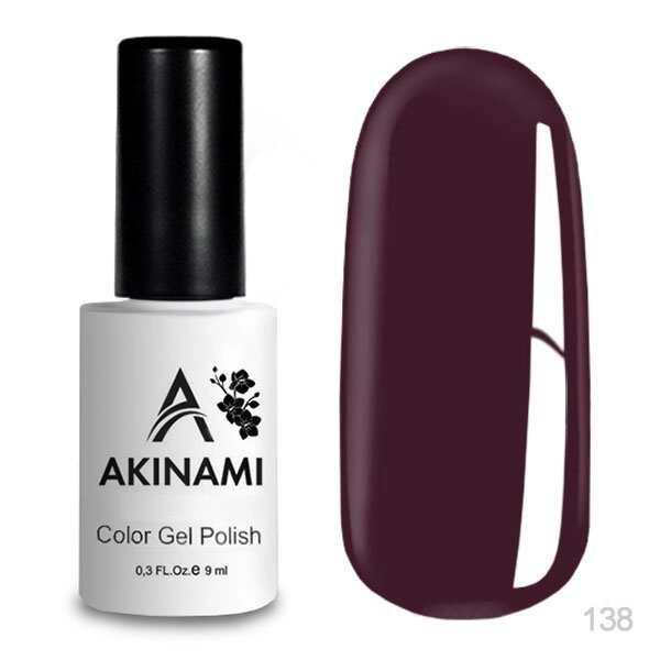 Гель-лак Akinami 9мл №138 Burgundy от компании Интернет-магазин BeautyShops - фото 1