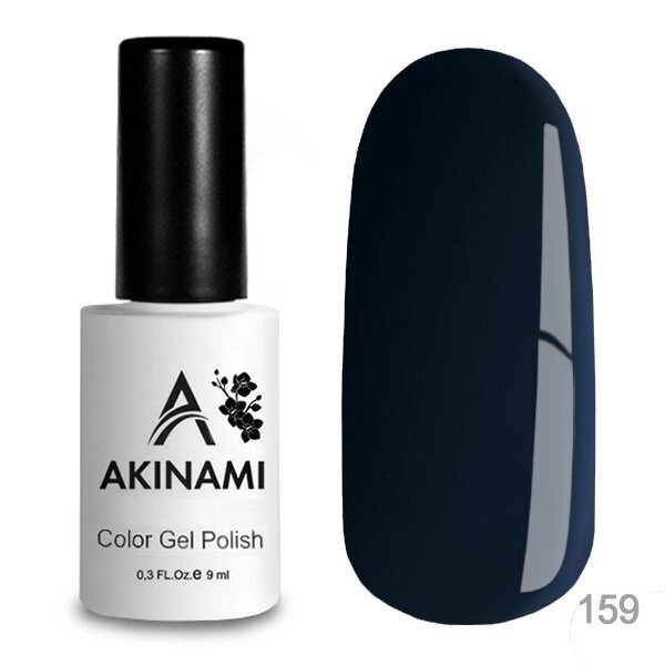 Гель-лак Akinami 9мл №159 Noir от компании Интернет-магазин BeautyShops - фото 1