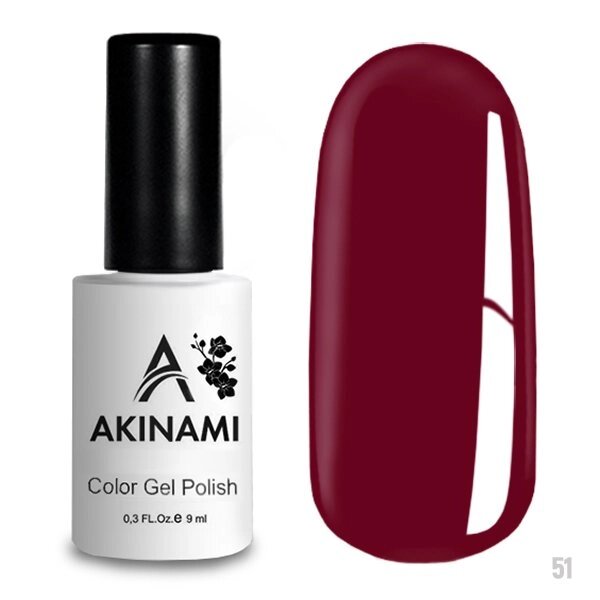 Гель-лак Akinami 9мл №51 Paspberry от компании Интернет-магазин BeautyShops - фото 1
