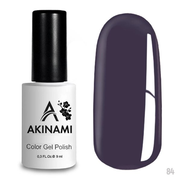 Гель-лак Akinami 9мл №84 Gray Violet от компании Интернет-магазин BeautyShops - фото 1