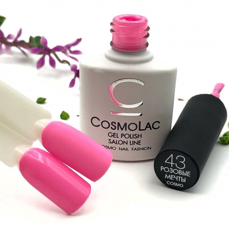 Гель-лак CosmoLac 7,5мл №43 Розовые мечты от компании Интернет-магазин BeautyShops - фото 1