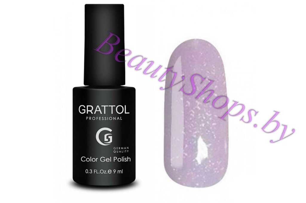 Гель-лак Grattol 9мл Оникс №10 фиолетовый с шиммером от компании Интернет-магазин BeautyShops - фото 1