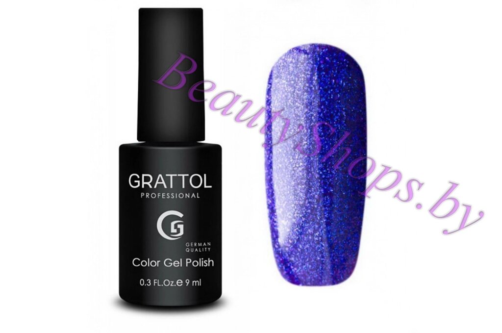 Гель-лак Grattol 9мл Опал №12 фиолетовый с шиммером от компании Интернет-магазин BeautyShops - фото 1
