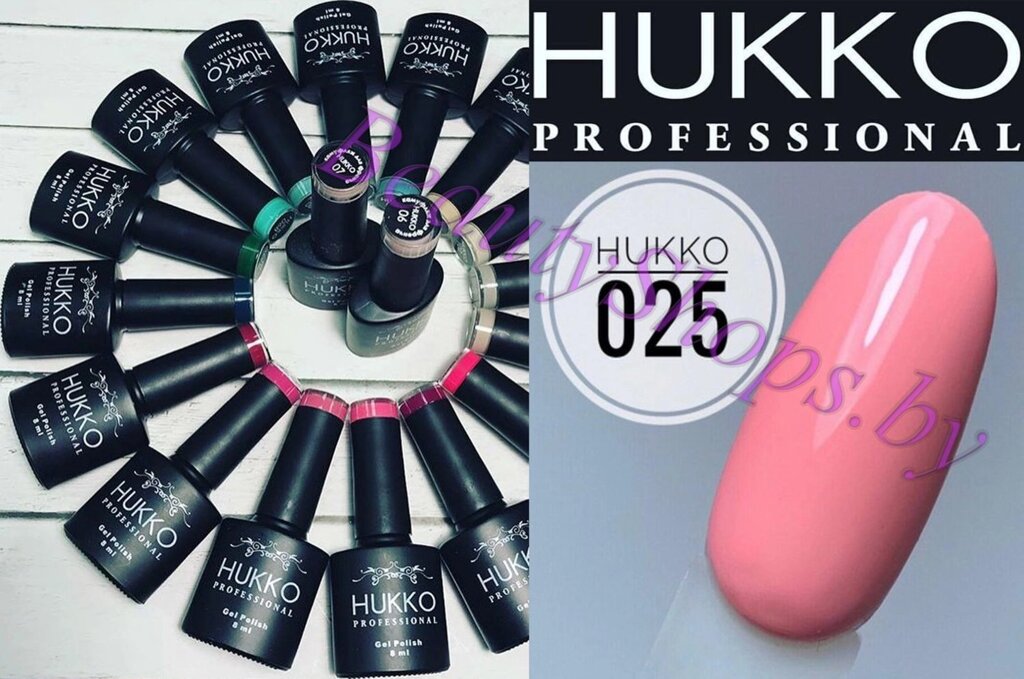Гель-лак Hukko 8мл №25 розовый от компании Интернет-магазин BeautyShops - фото 1