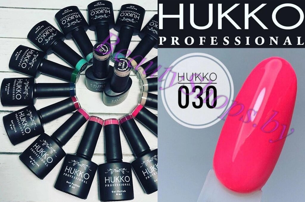 Гель-лак Hukko 8мл №30 розовый от компании Интернет-магазин BeautyShops - фото 1