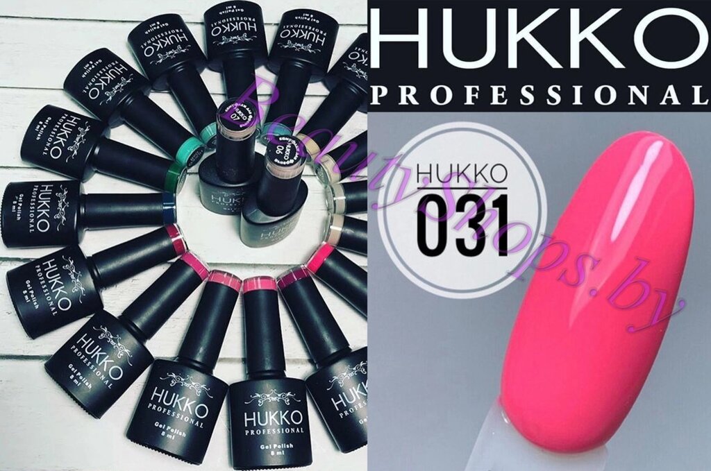 Гель-лак Hukko 8мл №31 розовый от компании Интернет-магазин BeautyShops - фото 1