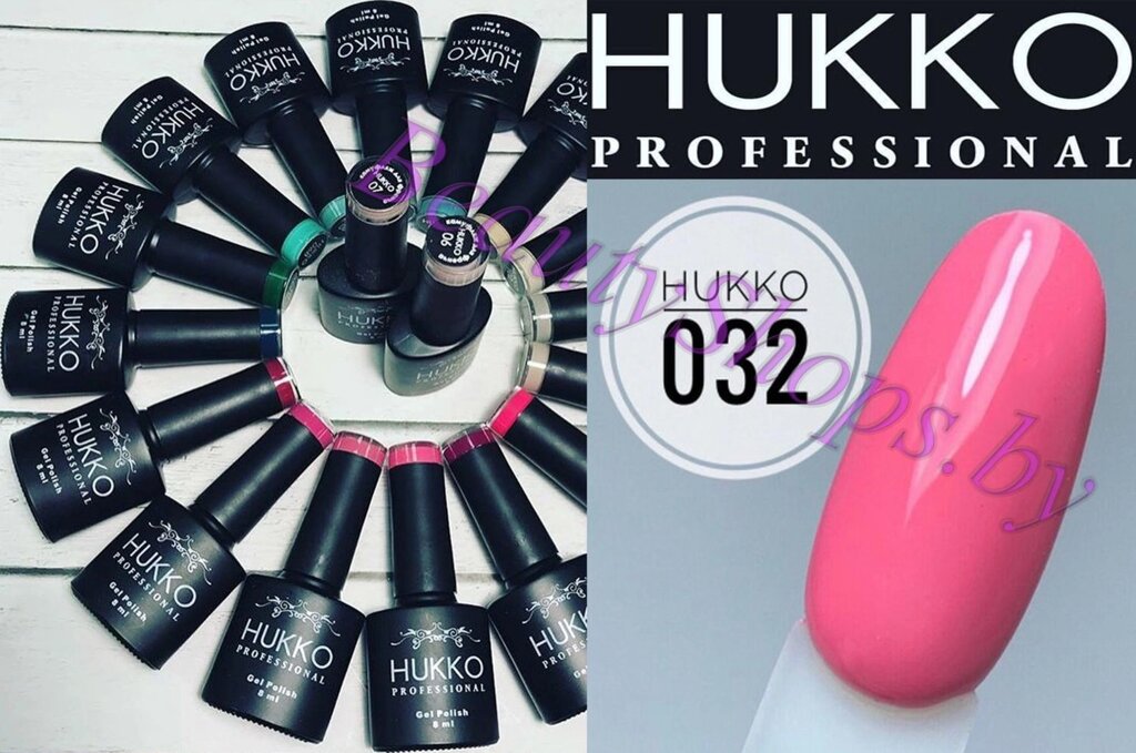 Гель-лак Hukko 8мл №32 розовый от компании Интернет-магазин BeautyShops - фото 1