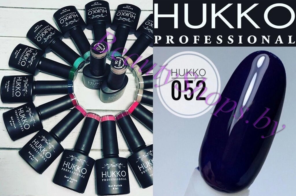 Гель-лак Hukko 8мл №52 синий от компании Интернет-магазин BeautyShops - фото 1