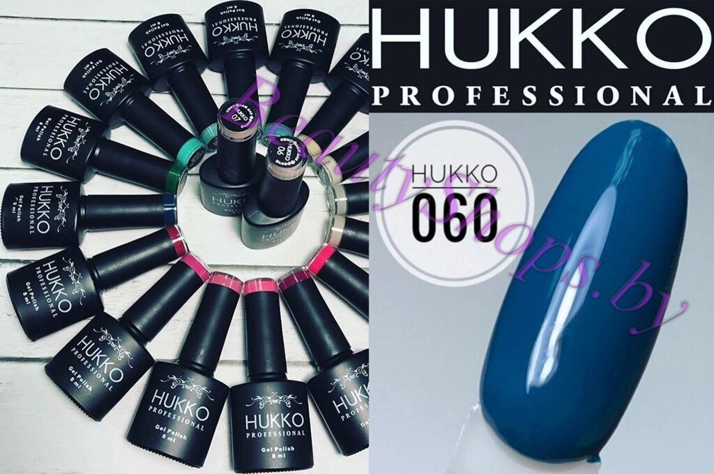 Гель-лак Hukko 8мл №60 синий от компании Интернет-магазин BeautyShops - фото 1