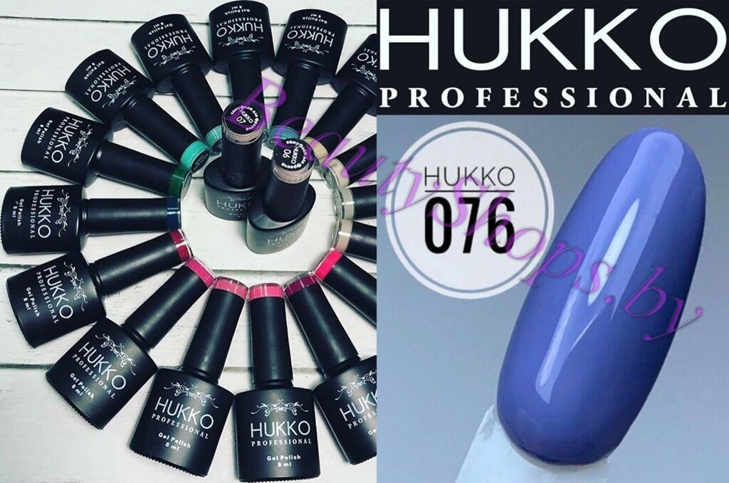 Гель-лак Hukko 8мл №76 фиолетовый от компании Интернет-магазин BeautyShops - фото 1