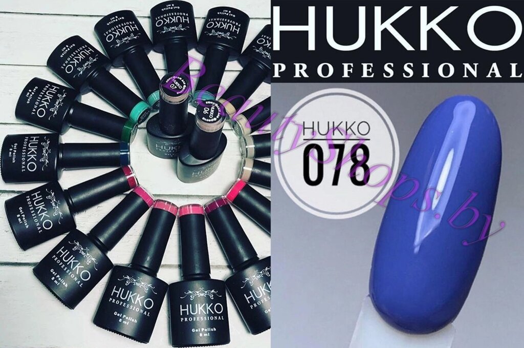 Гель-лак Hukko 8мл №78 фиолетовый от компании Интернет-магазин BeautyShops - фото 1