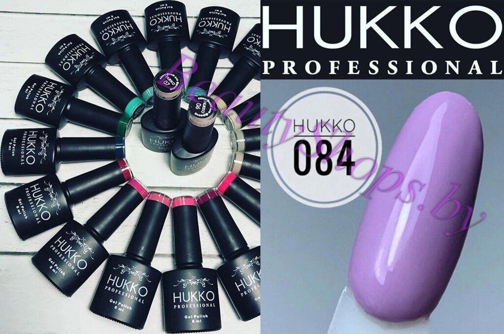 Гель-лак Hukko 8мл №84 фиолетовый от компании Интернет-магазин BeautyShops - фото 1